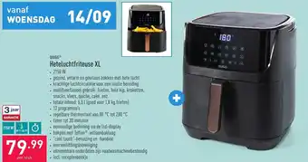 ALDI Heteluchtfriteuse XL aanbieding