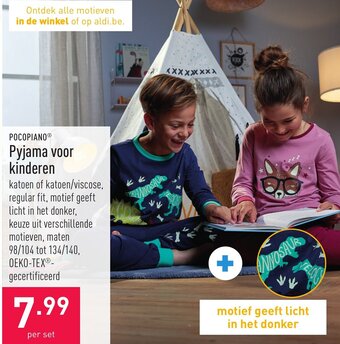 ALDI Pyjama voor kinderen aanbieding