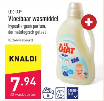ALDI Vloeibaar wasmiddel aanbieding