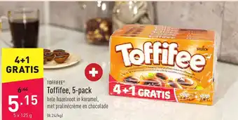 ALDI Toffifee, 5-pack 5 x 125g aanbieding