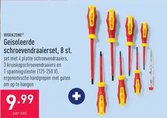 Geisoleerde schroevendraaierset, 8 st.