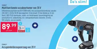 Multifunctionele accuboorhamer van 20V