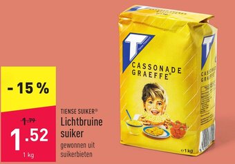 Lichtbruine suiker