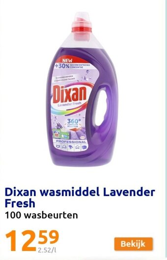 Action Dixan wasmiddel lavender fresh aanbieding