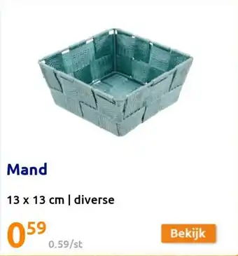 Action Mand 13 x 13cm aanbieding