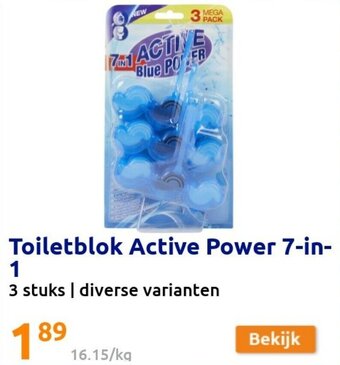 Action Toiletblok active power 7-in-1 aanbieding