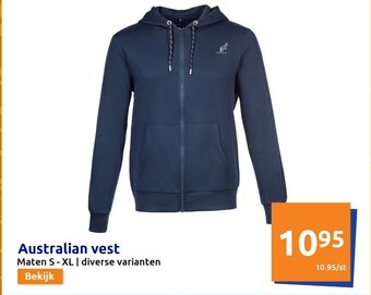 Action Australian vest aanbieding