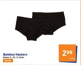 Action Bamboe hipsters aanbieding