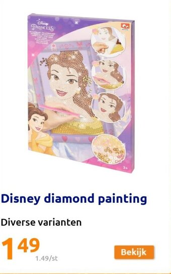 Action Disney diamond painting aanbieding