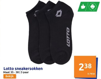 Action Lotto sneakersokken aanbieding