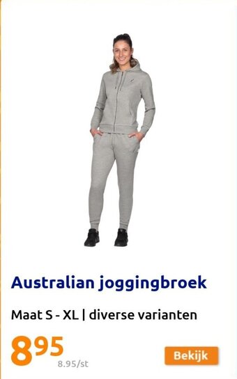 Action Australian joggingbroek aanbieding