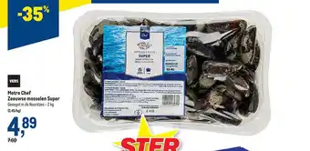 Makro Vers metro chef zeewse mosselen super aanbieding