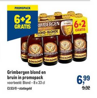 Grimbergen blond en bruin in promopack