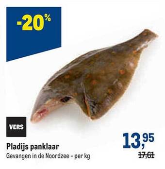 Makro Vers pladijs panklaar aanbieding