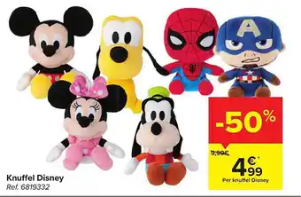 Carrefour Knuffel disney aanbieding