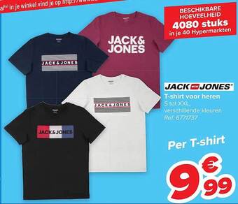Jack jones t-shirt voor heren