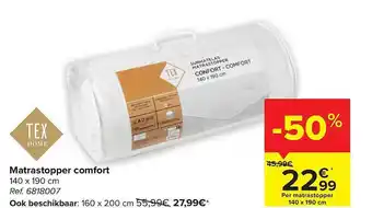 Carrefour Matrastopper comfort aanbieding