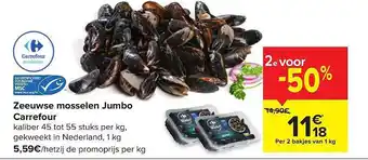 Carrefour Zeeuse mosselen jumbo carrefour aanbieding