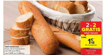 Carrefour Half stokbrood aanbieding