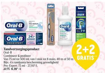 Delhaize Tandverzorgingsproduct oral-b aanbieding
