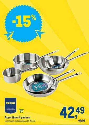 Makro Assortiment pannen aanbieding