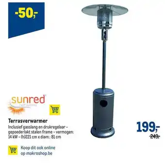 Sunred terrasverwarmer