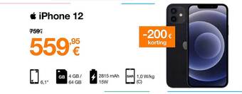 Orange Iphone 12 aanbieding