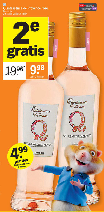 Albert Heijn Quintessence de Provence rose aanbieding