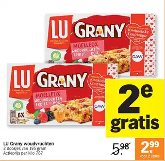 Albert Heijn LU Granu woudvruchten aanbieding