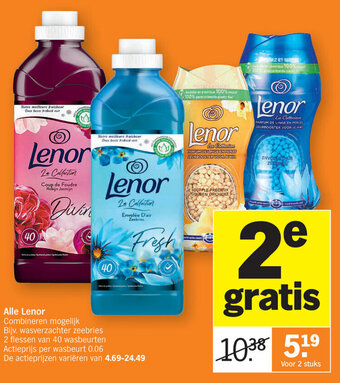 Albert Heijn Alle Lenor aanbieding