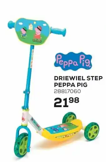 Supra Bazar Driewiel step peppa pig aanbieding