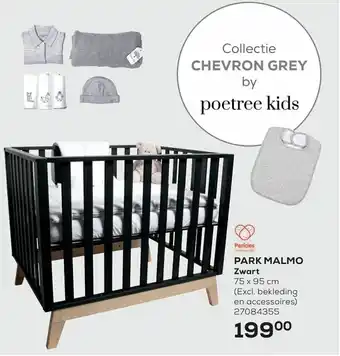 Supra Bazar Park malmo zwart 75x95 cm aanbieding