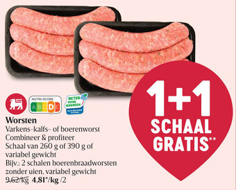 Delhaize Worsten aanbieding