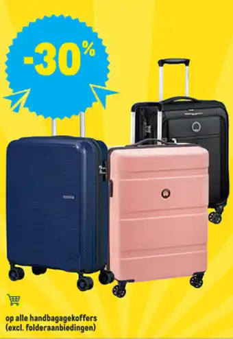 Op alle handbagagekoffers