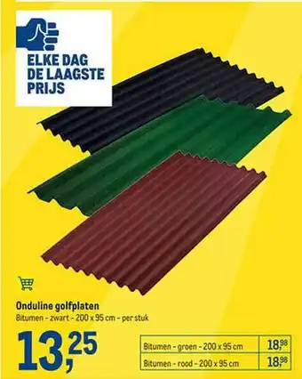 Onduline golfplaten