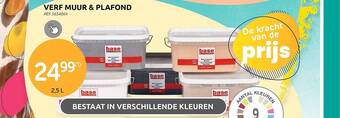 Brico Verf muur & plafond aanbieding