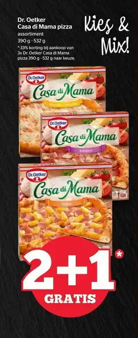 Spar Dr oetker casa di mama pizza aanbieding