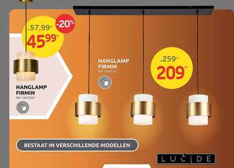 Brico Hanglamp firmin aanbieding