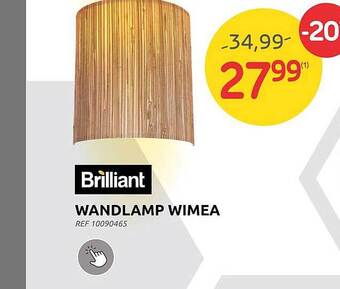 Brico Wandlamp wimea aanbieding