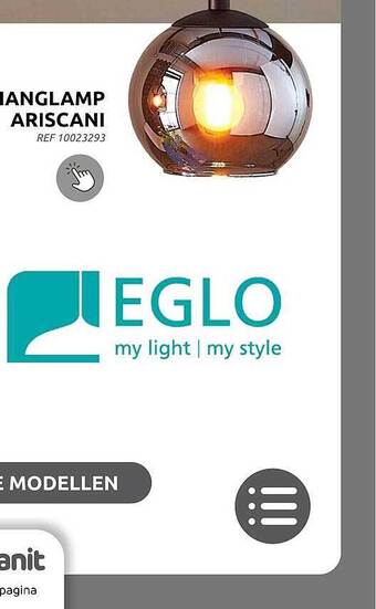 Brico Hanglamp ariscani aanbieding