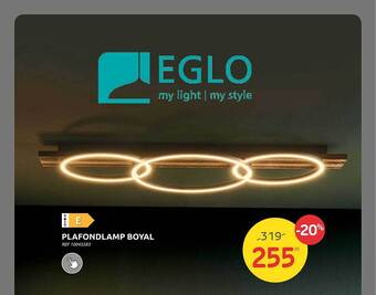 Brico Plafondlamp boyal aanbieding