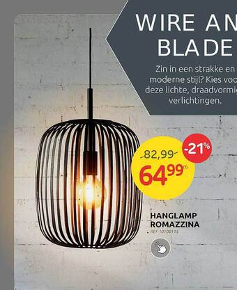 Brico Hanglamp romazzina aanbieding