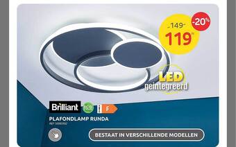 Brico Plafondlamp runda aanbieding