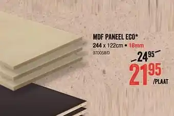 HandyHome MDF Paneel eco aanbieding