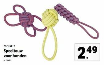 Lidl Speeltouw voor honden aanbieding