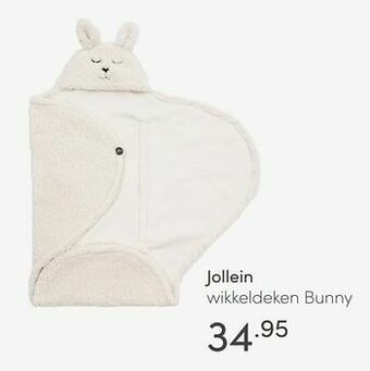 Jollein wikkeldeken bunny