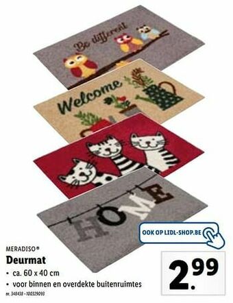 Lidl Deurmat aanbieding