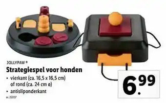 Lidl Strategiespel voor honden jollypaw aanbieding