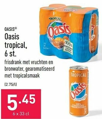 ALDI Oasis tropical aanbieding