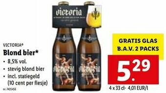 Lidl Blond bier aanbieding